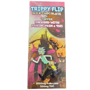 Rick & Morty Chocolate Bars Trippy Flip Bar toffe
