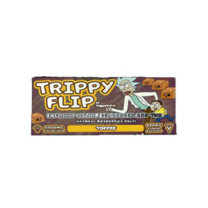 Rick & Morty Chocolate Bars Trippy Flip Toffee 500mg